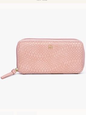 Hudson+Bleecker Bonjour Smartphone Zip Around Wallet ClutchFaux Leather Snake